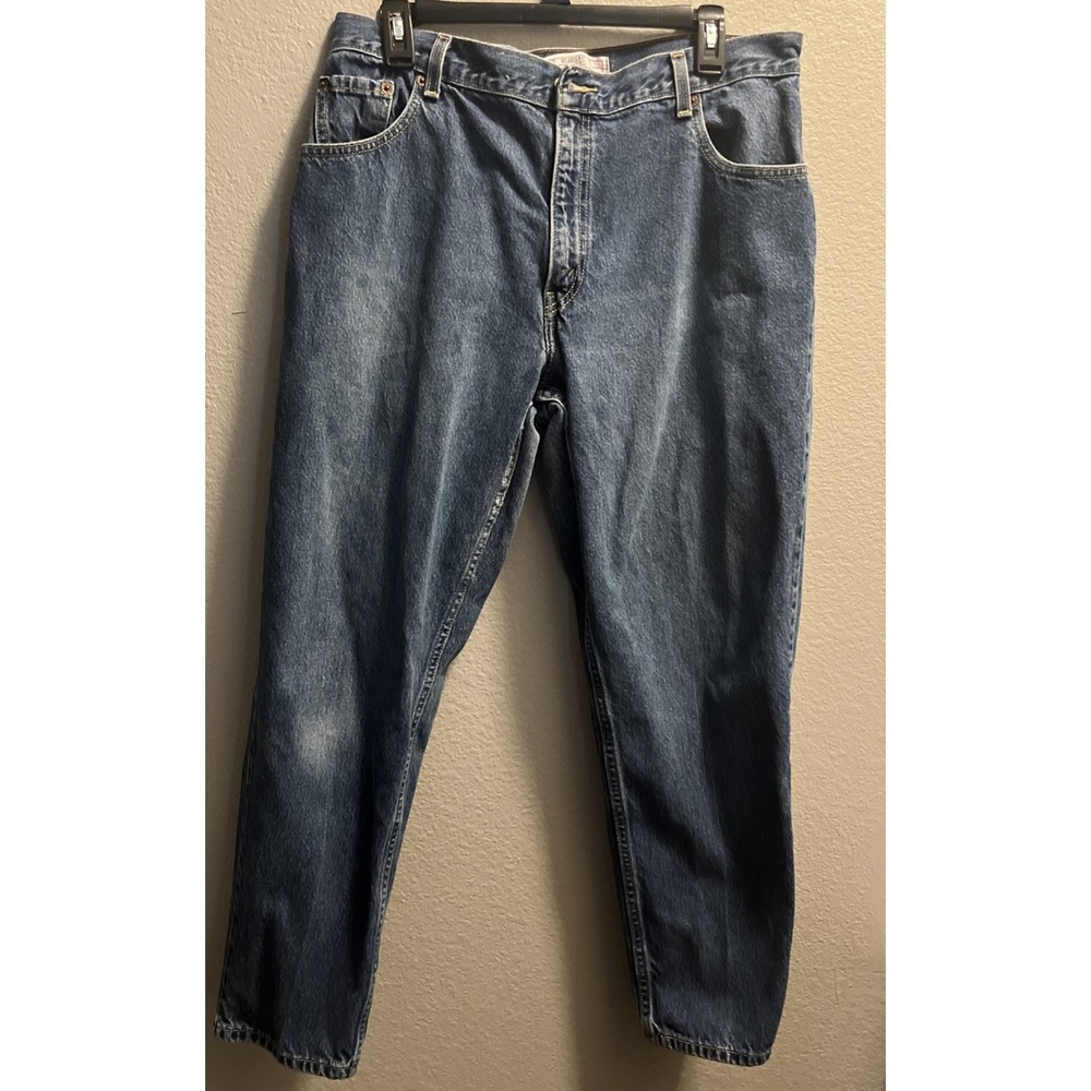 Signature Levi Strauss Womens Relaxed Fit  Jeans Sz 16 Short Medium‎ Wash